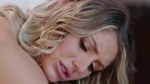 The blonde girl greedy for black cock