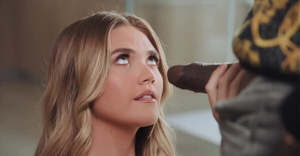 First anal experience for blonde Angie Faith
