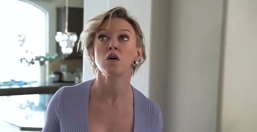 MILF busty blonde ass